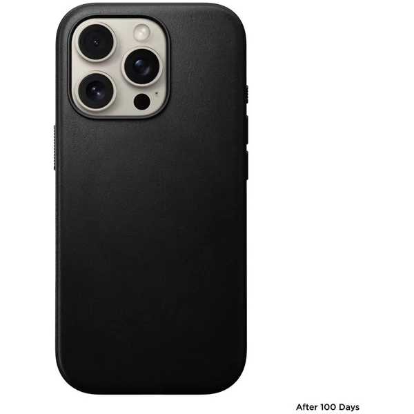 Nomad Modern Leather Case MagSafe kryt iPhone 16 Pro čierny - Puzdra - Obrázok ac0c942e1a4e425288a301b3d591b179