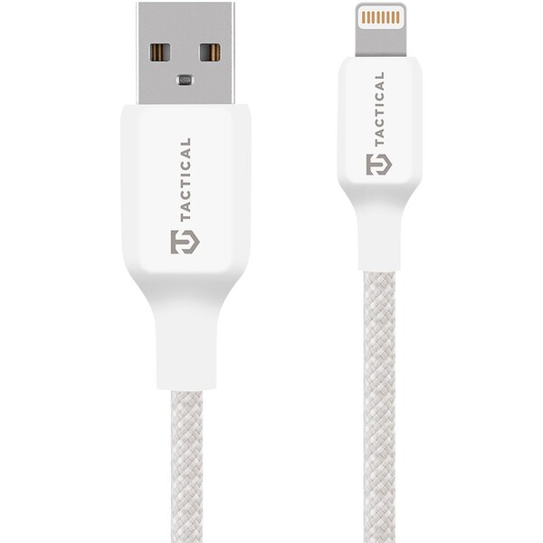 E-shop Tactical Stitch Thread USB-A/Lightning napájací kábel 12W 1m biely