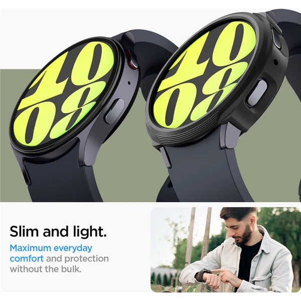 Spigen Liquid Air púzdro Samsung Galaxy Watch7 (44mm) matne čierne - Puzdra - Obrázok acb4d8f53c2e438bb11a43e1a53398a0