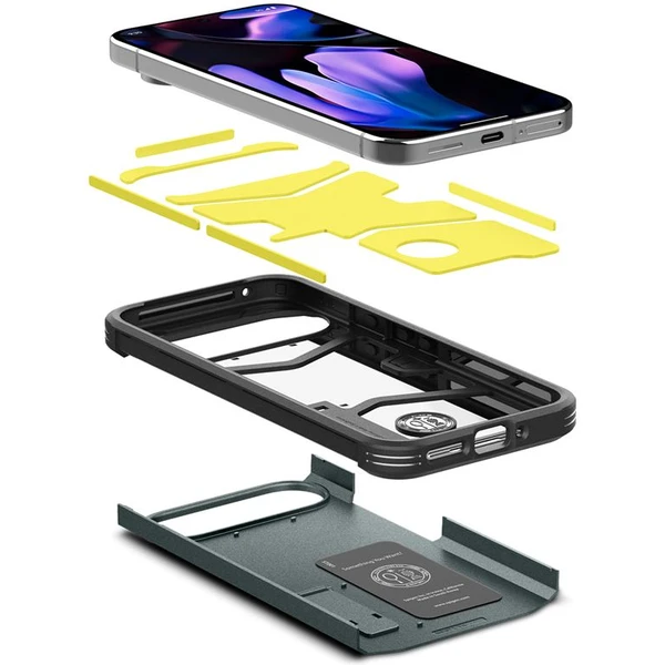 Spigen Tough Armor kryt Google Pixel 9 Pro/Pixel 9 zelený - Puzdra - Obrázok acc82b7cf54547e999d0a5f1741bd54b