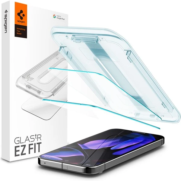Spigen Glass tR EZ Fit 2 Pack tvrdené sklo Google Pixel 9 Pre XL číre - Ochranné fólie a sklo - Hlavný obrázok