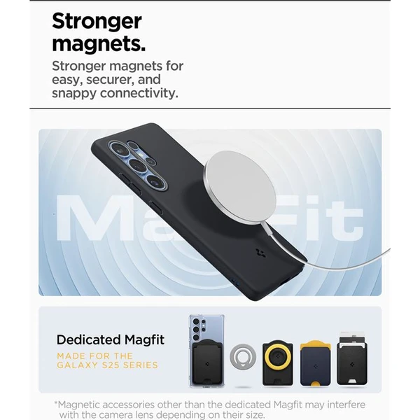 Spigen Nano Pop MagSafe kryt Samsung Galaxy S25 Ultra čierny - Puzdra - Obrázok acf06455f7bb47088ee3696be62018f3