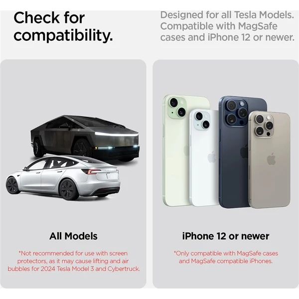 Spigen Teslá TapLock MagSafe Car Mount Holder držiak na obrazovku čierny - Držiaky - Obrázok acf2a252b11e4f7ba7805d0a0dad2254