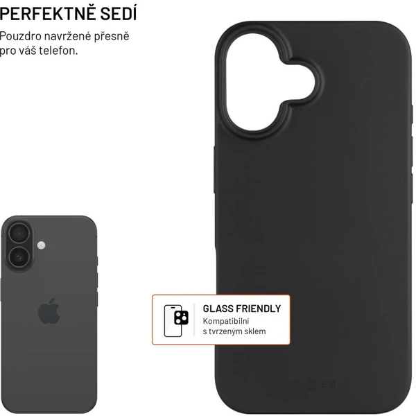 FIXED ReStory TPU recyklovaný kryt Apple iPhone 16 čierny - Puzdra - Obrázok acf31d4eb30f4d3ebcb0f6083baa74b7