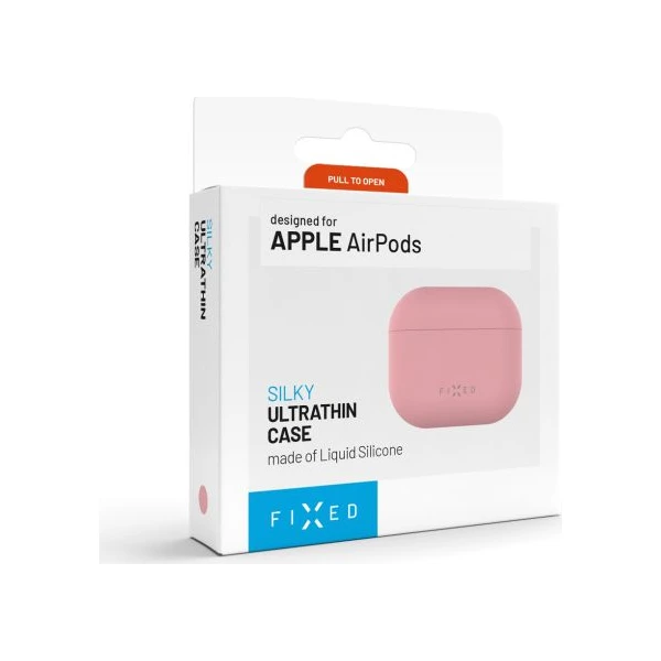 FIXED Hodvábne silikónové púzdro pre Apple AirPods Pro 3 ružové - Puzdra - Obrázok acf77f4afe0f496cb402d897e6e0de59
