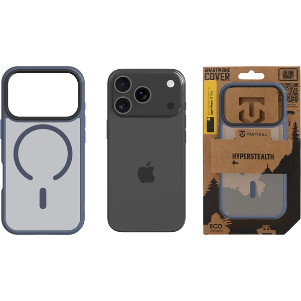 Tactical MagForce Hyperstealth kryt iPhone 17 Pro Deep Blue - Puzdra - Obrázok ad0d877d24cc43f3bfd27e469c2467f5