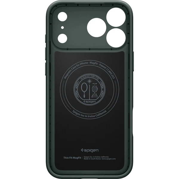 Spigen Thin Fit MagSafe kryt iPhone 18 Pro/17 Pro abys green - Puzdra - Obrázok ad20bf2b342c44788cda26afb33209cb