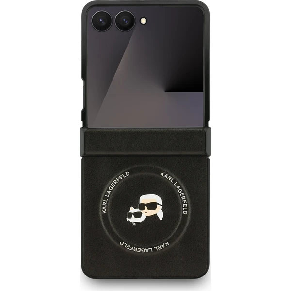 Karl Lagerfeld PU Karl and Choupette Heads Magnetic kryt Samsung Galaxy Z Flip 7 čierny - Puzdra - Obrázok ad3e6e7578144dc689f0022a995a1792