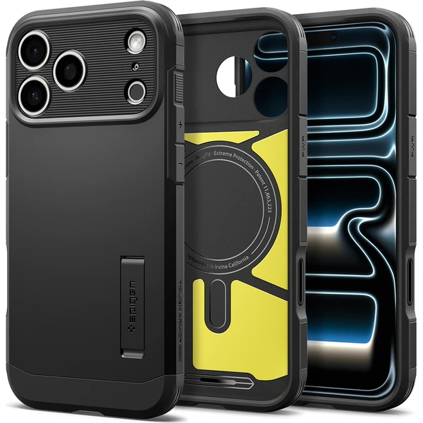 Spigen Tough Armor T MagSafe kryt iPhone 18 Pro Max/17 Pro Max čierny - Puzdra - Obrázok ad46386640ba4832b6725d189fac46ef
