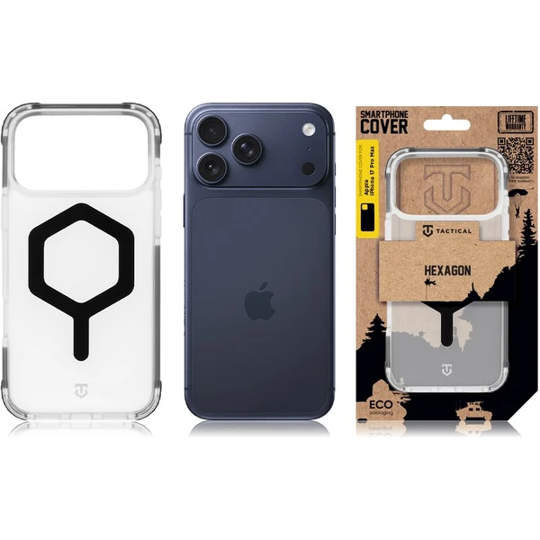 Tactical MagForce Hexagon kryt Apple iPhone 17 Pro Max čierny - Puzdra - Obrázok ad53ce06f94547aa890d6ca797b4c684