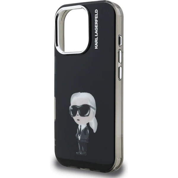 Karl Lagerfeld IML Aquarelle Karl kryt iPhone 16 Pre Max čierny - Puzdra - Obrázok ad540afd0364418b8912b79dfaf86084