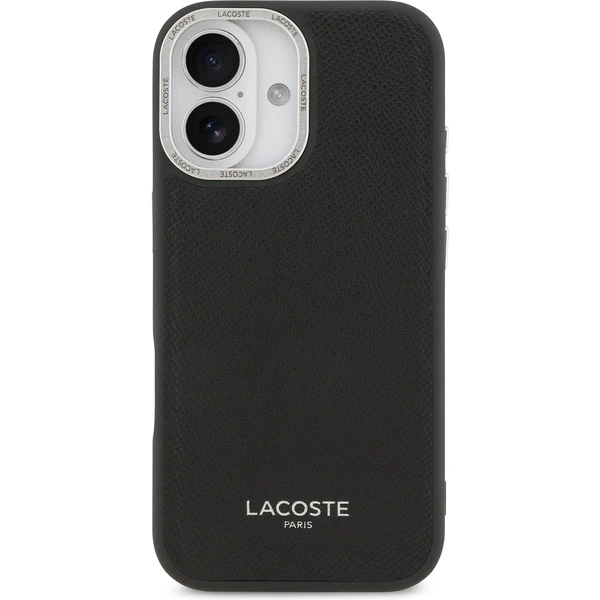 Lacoste PU Leather Champs Elysees MagSafe kryt iPhone 17 čierny - Puzdra - Obrázok ad63b39a15a04c8b8edf2f26d0cebaea