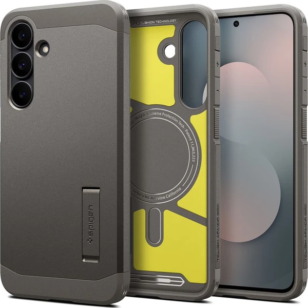 Spigen Tough Armor MagSafe kryt Samsung Galaxy S25 FE tmavosivé - Puzdra - Obrázok ad6459cd07594ae686787186ebf8130f