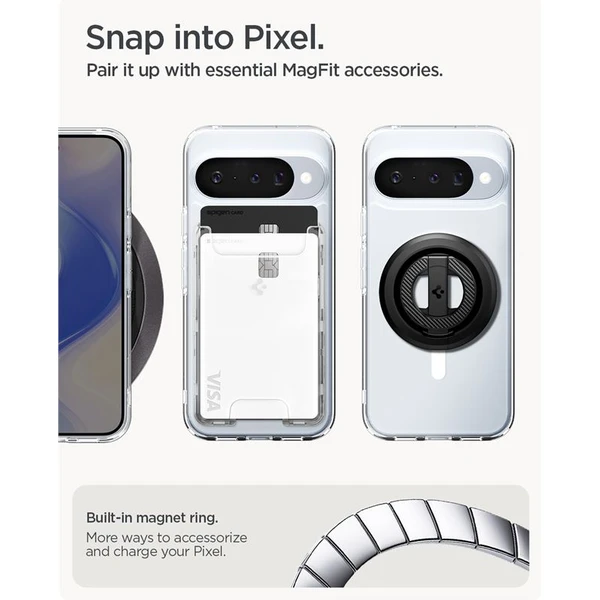 Spigen Ultra Hybrid MagSafe kryt Google Pixel 10/10 Pro clear white - Puzdra - Obrázok ad6d1d14d621436d95b440eb6deb129b