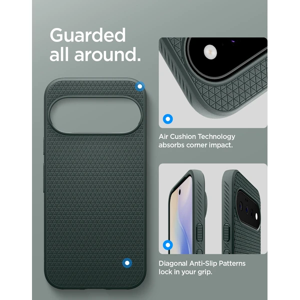 Spigen Liquid Air MagSafe, abyss green - Google Pixel 11 - Puzdra - Obrázok ad79bb9ac9b24d6db2229f3a7b9e1105