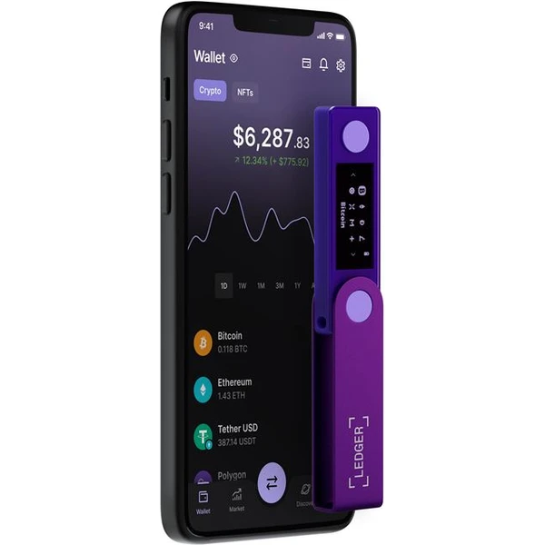 Ledger Nano X krypto peňaženka (iOS/Android/Windows/MacOS/Ubuntu) fialová - Krypto peňaženky - Obrázok ad9a1477ba174bb08c060111f47d3ebe