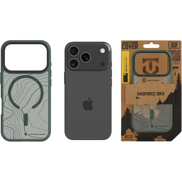 Tactical MagForce Hyperstealth Sika kryt iPhone 17 Pro Forest Green - Puzdra - Obrázok ada48a17bfdb438a9ad1abef231590cf