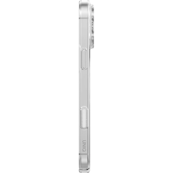 UNIQ Airsuit MagClick MagSafe kryt iPhone 17 Pro Max Lesklý Priehľadný/Biely - Puzdra - Obrázok adc2a47065c34536b99415bd8f169fa6