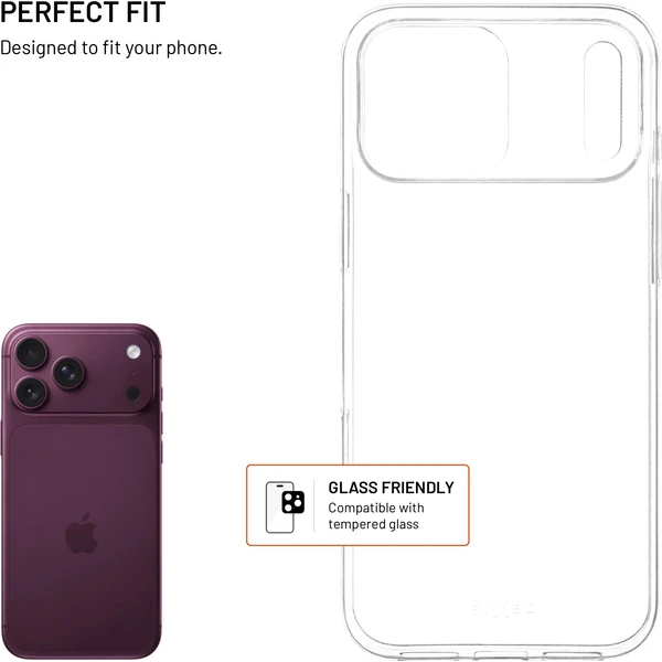 FIXED Story Slim TPU kryt Apple iPhone 18 Pro Max, 0,6 mm čirý - Puzdra - Obrázok adc646d16018440ba77288f726d3e6c8