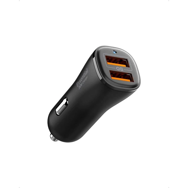 Spigen Essential 30W USB-A nabíjačka do auta (EV302) čierna - Nabíjačky - Hlavný obrázok