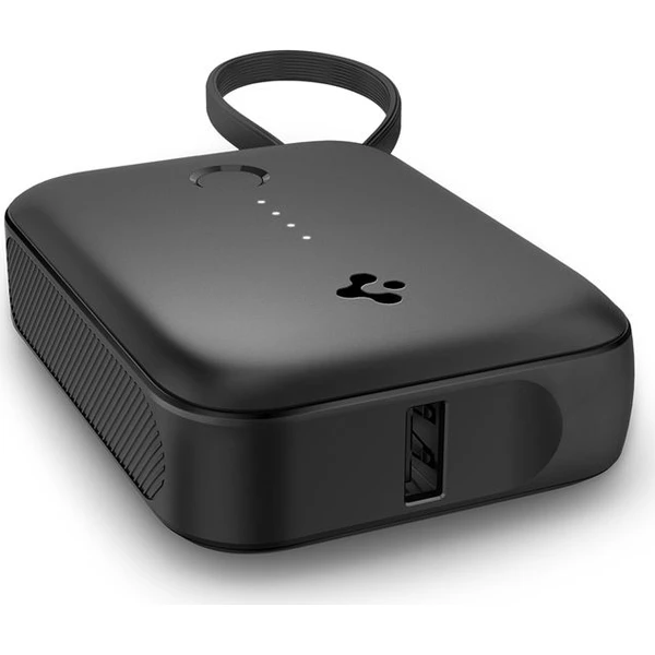 Spigen Essential powerbanka s káblom 10000 mAh (30W) čierna (EA3010BT) - Powerbanky - Obrázok ae0fbef7bc914dae8d85f6eac2b7d704