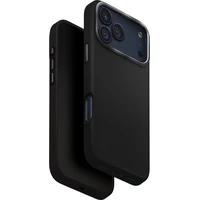 UNIQ Lyden Premium Leatherette MagClick MagSafe kryt iPhone 17 Pro Max Dallas Čierny - Puzdra