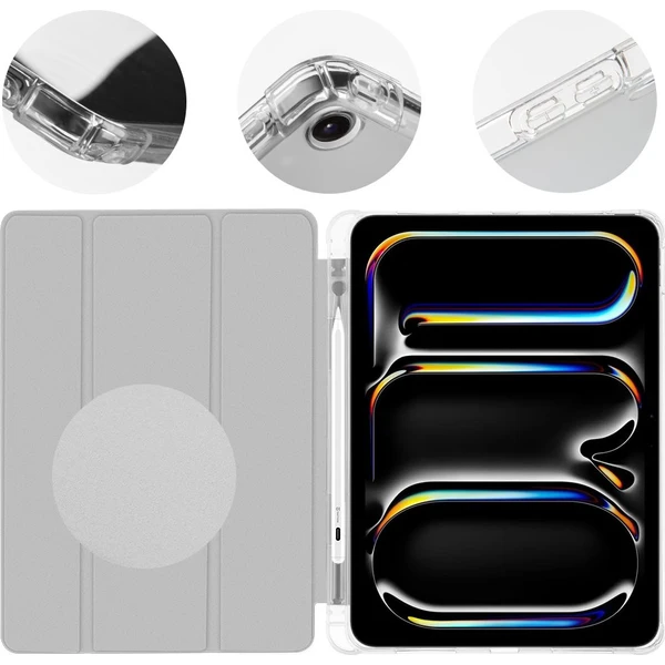 OBAL:ME MistyTab puzdro iPad Air (2020/2022/2024/2025)/iPad Pro 11 (1/2/3/4) svetlo šedé - Puzdra - Obrázok ae1f714e3d12483094264684475ef05c