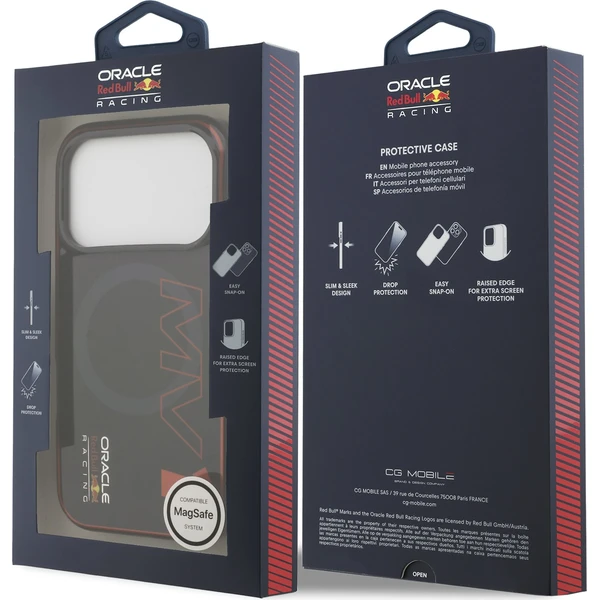 Oracle Red Bull Racing PC dvojvrstvový vertikálny kryt MV1 MagSafe iPhone 17 Pro modrý - Puzdra - Obrázok ae2057f5b53144d9b1461f8a6638de7f