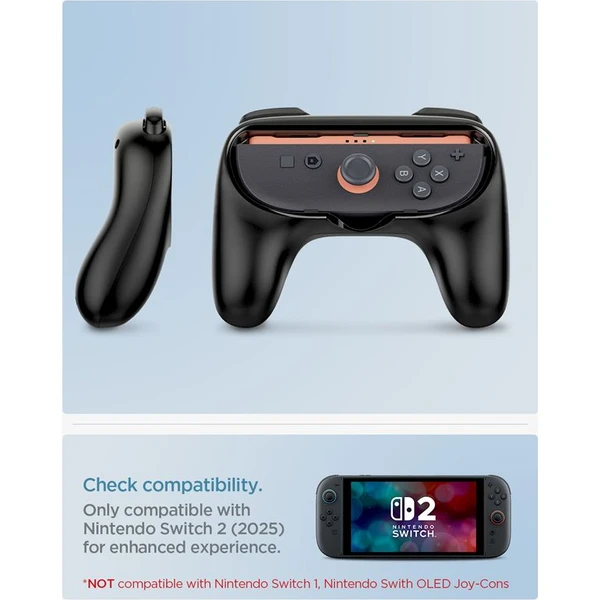 Spigen Joy-Con Grip NS100 držiaky pre Nintendo Switch 2 čierny - Konzolové príslušenstvo - Obrázok ae22e6c895d048e8a5a7790b8534a396