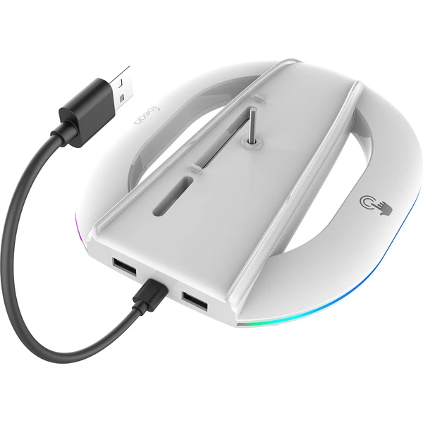 iPega P5S035SA vertikálny stojan s USB-A a RGB pre PS5 Slim/PS5 Pre biely - Stojany - Obrázok ae393c11f5264964802afa3abfc25f62