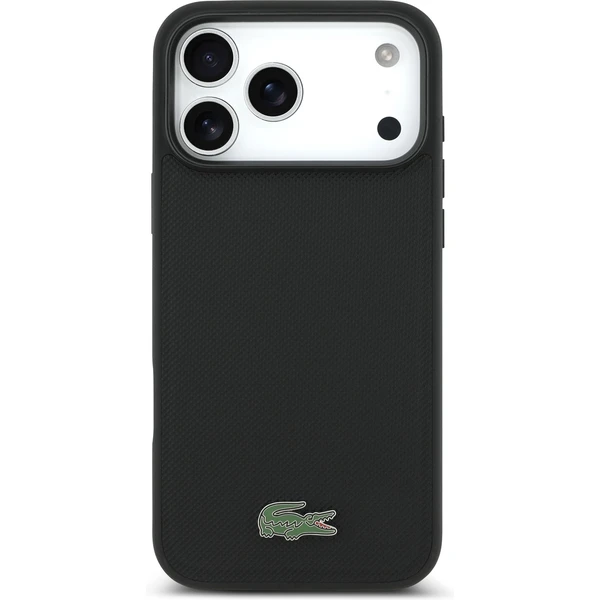 Lacoste Iconic Petit Pique MagSafe kryt + peňaženka iPhone 17 Pro Max čierny - Puzdra - Obrázok ae41e327cb7843938928eb20db468932