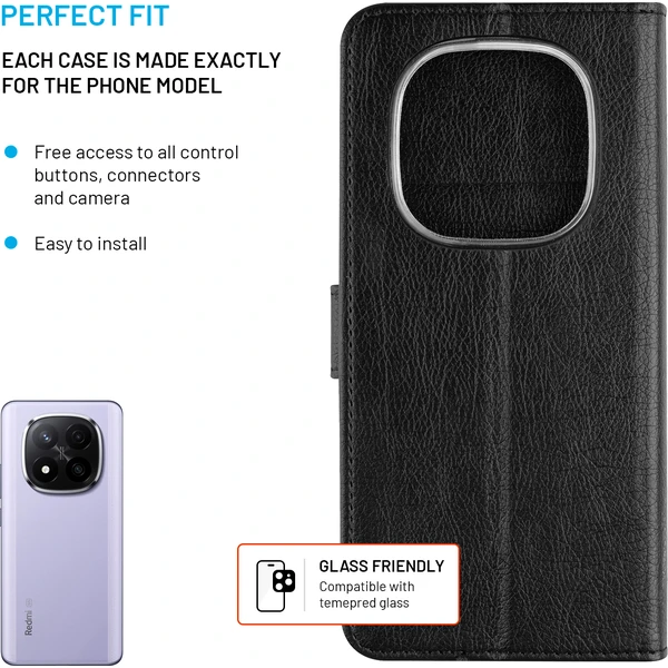FIXED Opus flipové puzdro Xiaomi Redmi Note 15 Pro 4G čierne - Puzdra - Obrázok ae5351065aa9487a8ab236b4c7b58fe5