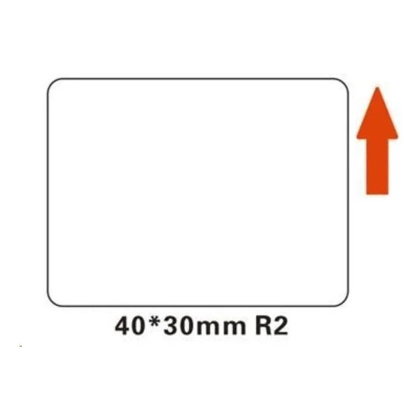 Niimbot štítky R 40x20mm 320ks pre B21, B21S, B3, B1S biele - Pásky pre štítkovače - Obrázok ae8e322ae6c04619b89d7f76166b29af
