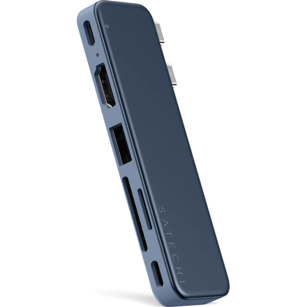 Satechi USB-C Snap Hub (1x HDMI 4K 60Hz, 1x USB-C až 5 Gbps, 1x USB-A 3.0 až 5 Gbps, 1xUSB-C P - USB huby - Hlavný obrázok