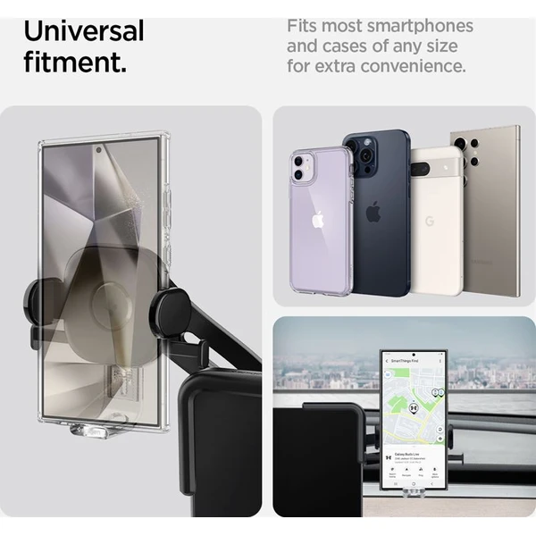 Spigen Tesla TapLock Universal Car Mount Holder držiak na obrazovku čierny - Držiaky - Obrázok aea7425a3a6a40edbbc2b9c3560a584d