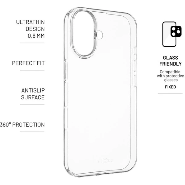 FIXED Story Slim TPU kryt Apple iPhone 16 číry - Puzdra - Obrázok aecdde2356a441b9a7605cd064538abe