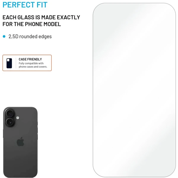 FIXED 2,5D tvrdené sklo Apple iPhone 17, 2ks číre - Ochranné fólie a sklo - Obrázok aed6f060d48a4e5c914e6fc45d2c34c4