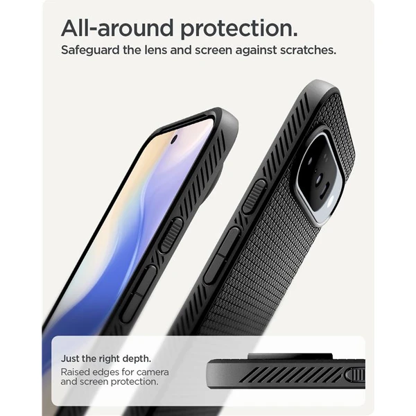Spigen Liquid Air kryt Google Pixel 10/10 Pro matne čierny - Puzdra - Obrázok aed9c6c08b0b48e9bc4f8da742295faf