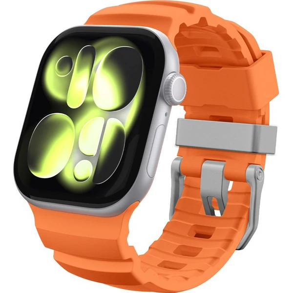 Spigen silikónový remienok Apple Watch 49/46/45/44mm oranžový - Remienky - Obrázok aef25f5bc4a84cab837c46514fa08834