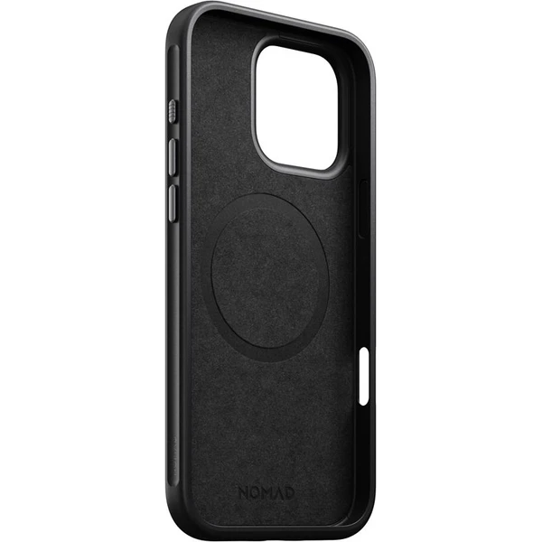 Nomad Modern Leather Case MagSafe kryt iPhone 16 Pro Max čierny - Puzdra - Obrázok aef64398e4474dff82586596f365d70b