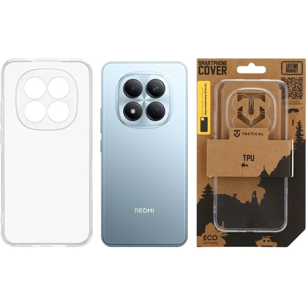 Taktický TPU kryt Xiaomi Redmi Note 15 Pro 4G priehľadný - Puzdra - Obrázok af0cdef13ddd4cfaa945fe08e5076a19