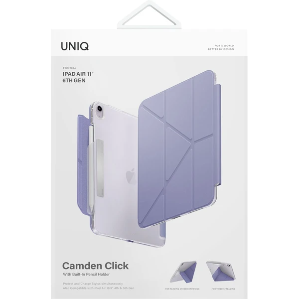 UNIQ Camden Click puzdro iPad Air 10.9" (2022/20)/Air 11" (2026/25/24) fialové - Puzdra - Obrázok af246b62c29a43aab408b113a6e3e159