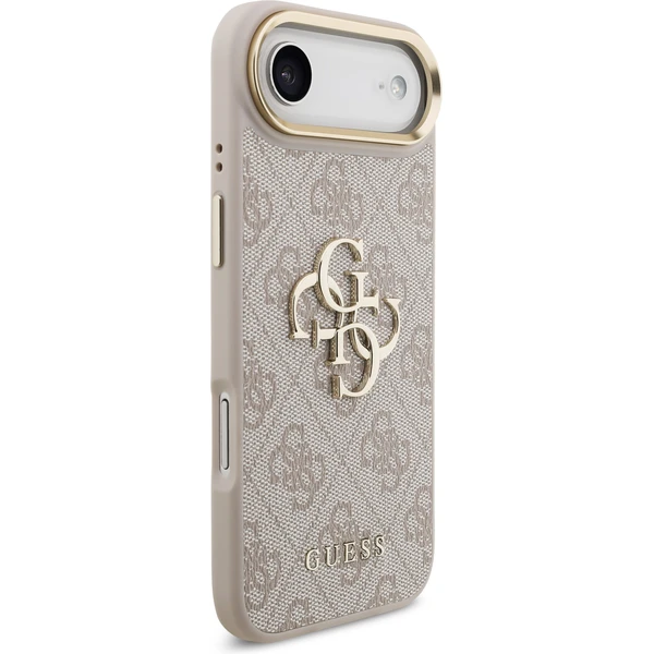 Guess PU Leather 4G Metal Logo Gold Frame kryt iPhone Air ružový - Puzdra - Obrázok af40820572fb4f6d9a1cfe35bb080b1a