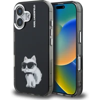Karl Lagerfeld IML Aquarelle Chúpette kryt iPhone 16 čierny - Puzdra