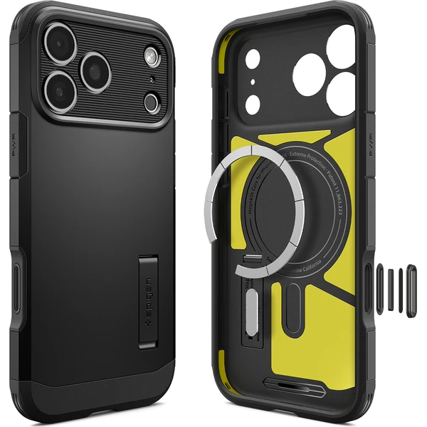 Spigen Tough Armor T MagSafe kryt iPhone 18 Pro Max/17 Pro Max čierny - Puzdra - Obrázok af7bf2d51e3e43bfa57834c5016f44b0