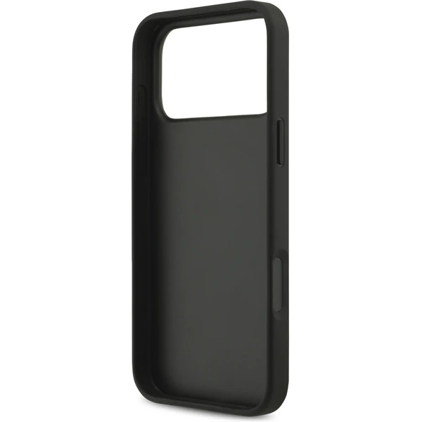 Guess PU 4G Metal Logo Strap kryt iPhone 17 Pro Max čierny - Puzdra - Obrázok af825d3fdcb74f419d2c35ba8b9bea24