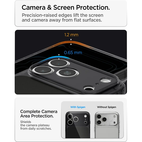 Spigen Ultra Hybrid T MagSafe kryt iPhone 18 Pro/17 Pro matná čierna - Puzdra - Obrázok af963ea973d24f60a0b9935371eed3a7