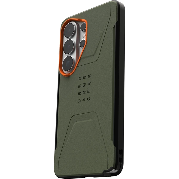 UAG Civilian MagSafe kryt Samsung Galaxy S26 Ultra zelený/oranžový - Puzdra - Obrázok af9e5d0324d54c609cd2fa6e6090280e