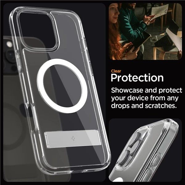 Spigen Ultra Hybrid S MagSafe kryt iPhone 16 Pro crystal clear - Puzdra - Obrázok afae5c2f68034216a55e673af717b3fd
