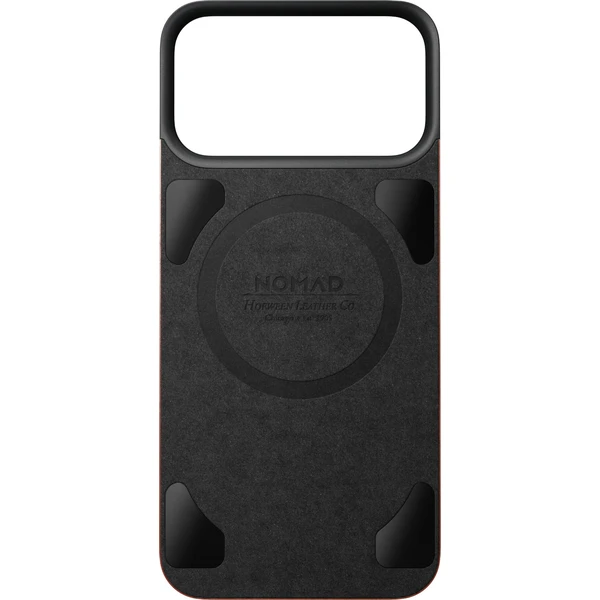 Nomad Magnetic Leather Back (Horween) MagSafe kožený kryt iPhone 18 Pro Max Olde Dublin - Puzdra - Obrázok afd1f7f9a49841688f73707ca700b5b7